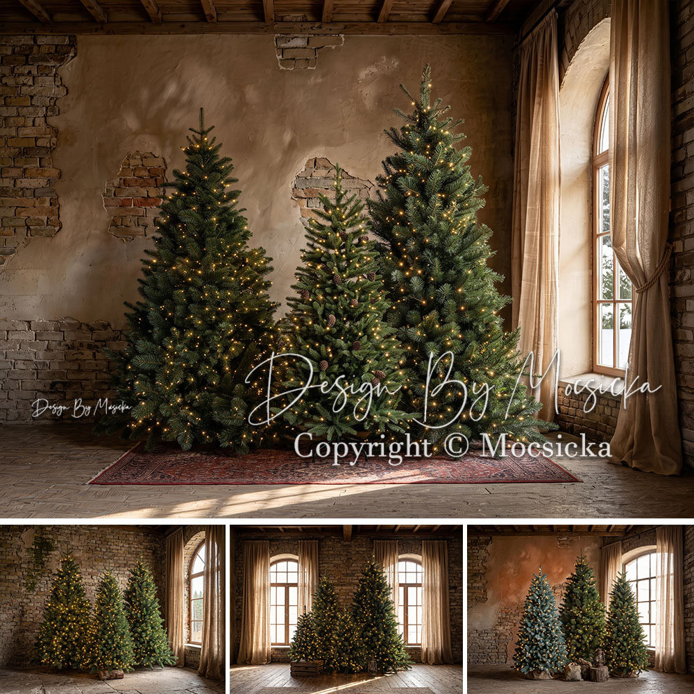 Photography Lighting Wall - خلفية تصوير لغرفة عيد الميلاد من