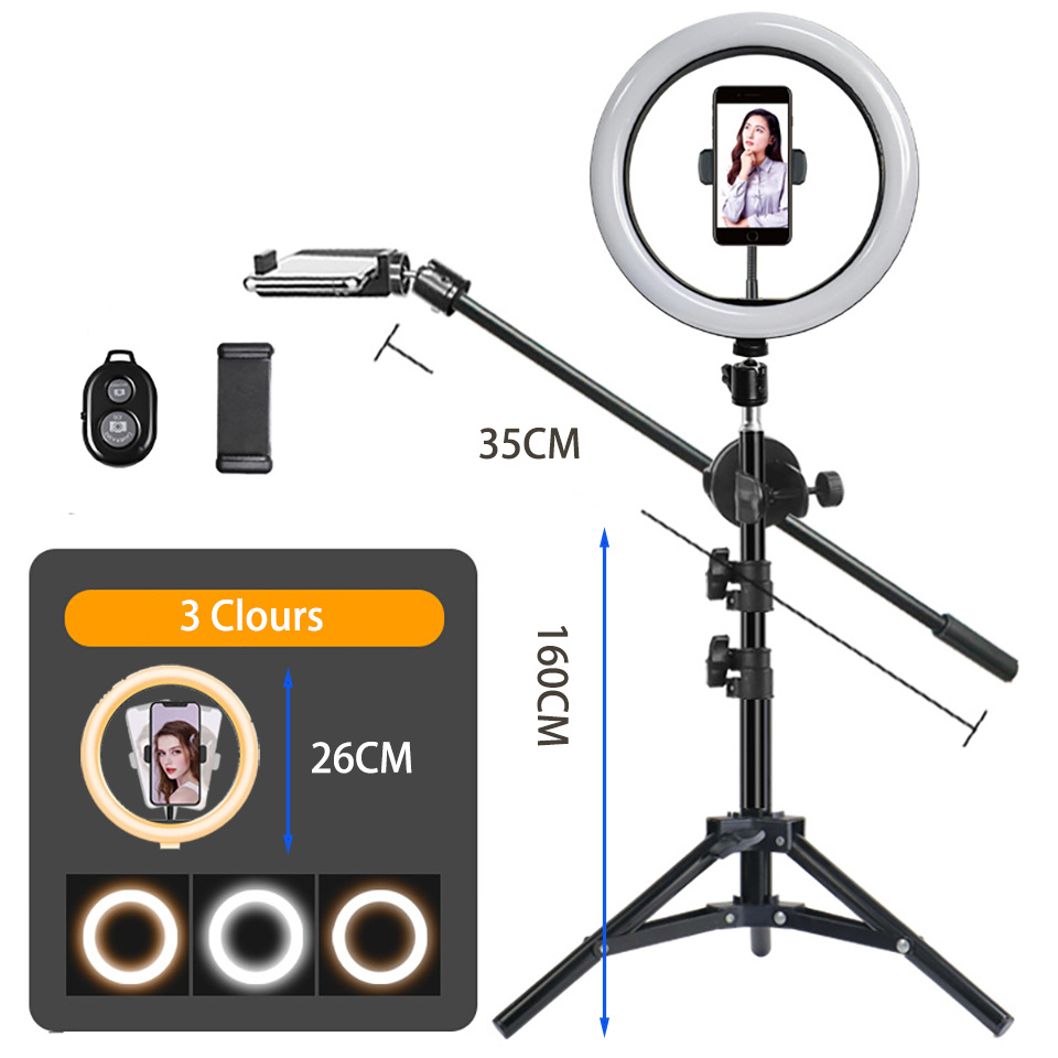 Photography Lighting Circle - إضاءة حلقية LED للتصوير الفوتوغرافي بقطر