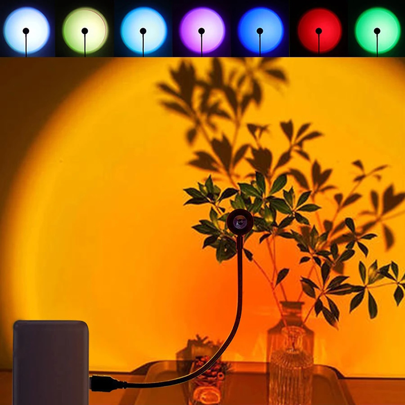 Photography Lighting Wall - LED USB غروب الشمس مصباح العارض