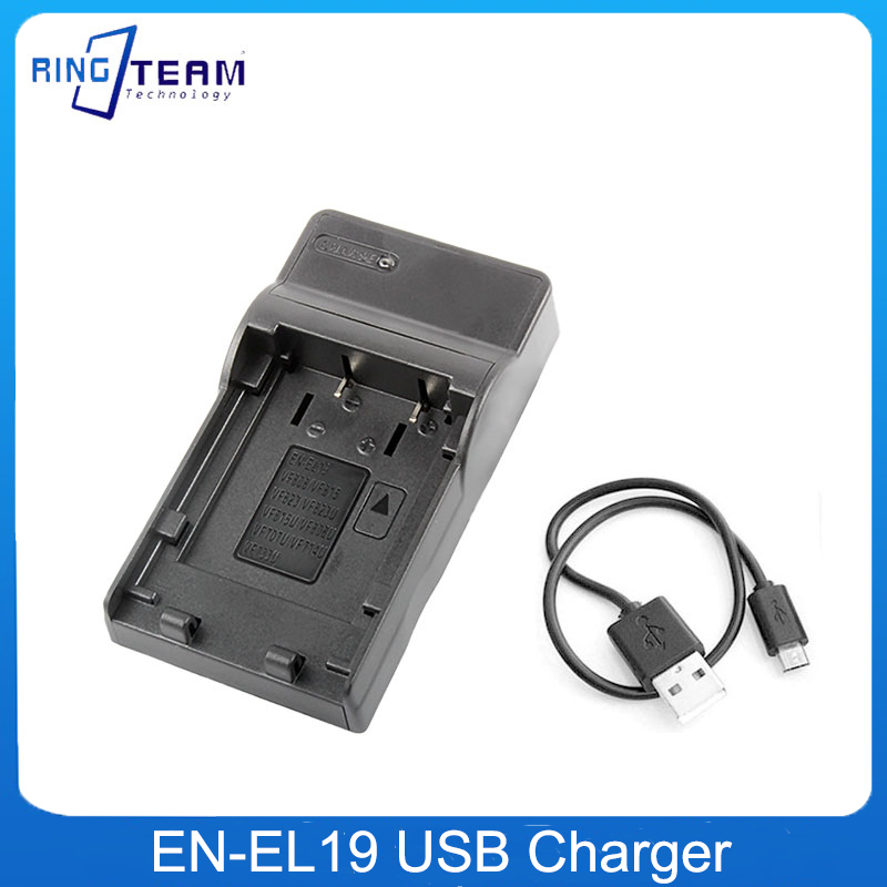 Nikon Camera D3500 - ENEL19 EN-EL19 USB كاميرا شاحن بطارية