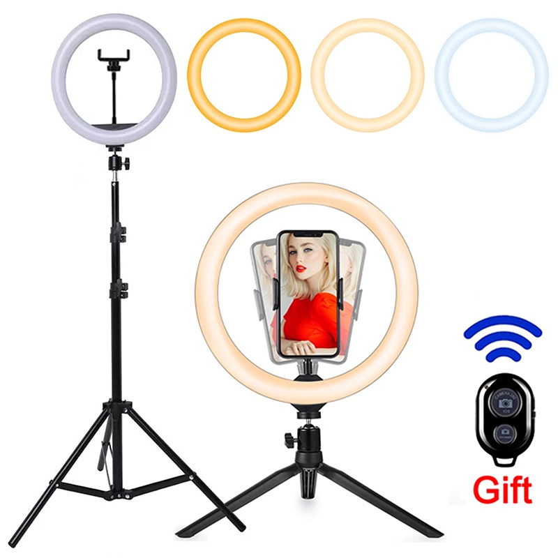 Photography Lighting Spotlight - إضاءة حلقية LED للسيلفي 16/26/33 سم