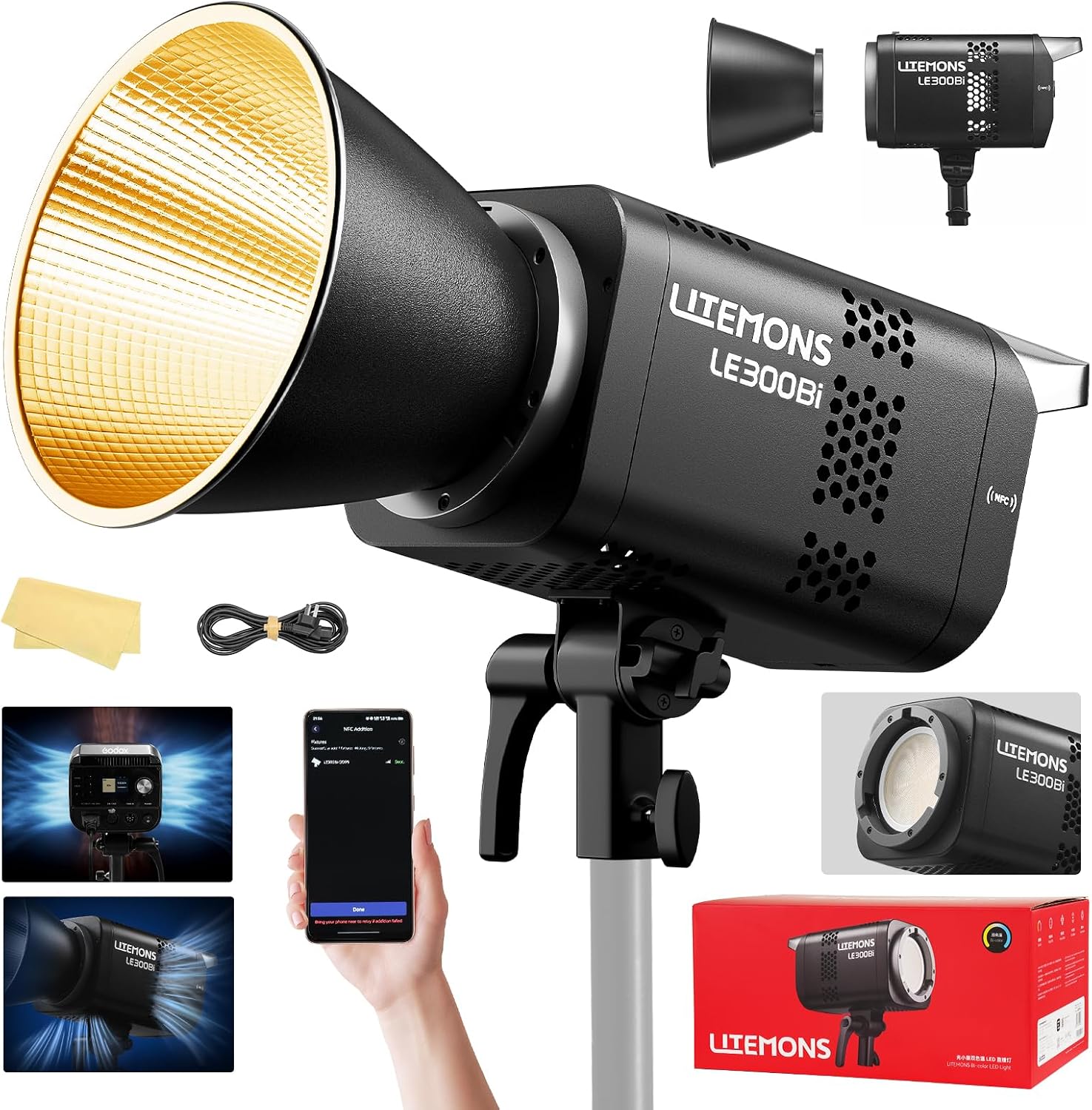 Photography Lighting Rgb - مجموعة إضاءة فيديو LED RGB، 3
