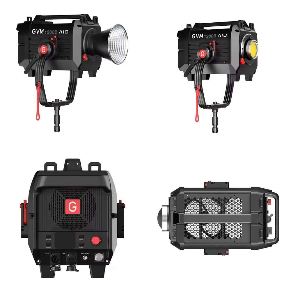 Photography Of Lighting - ضوء LED مستمر GVM SD1200B AIO