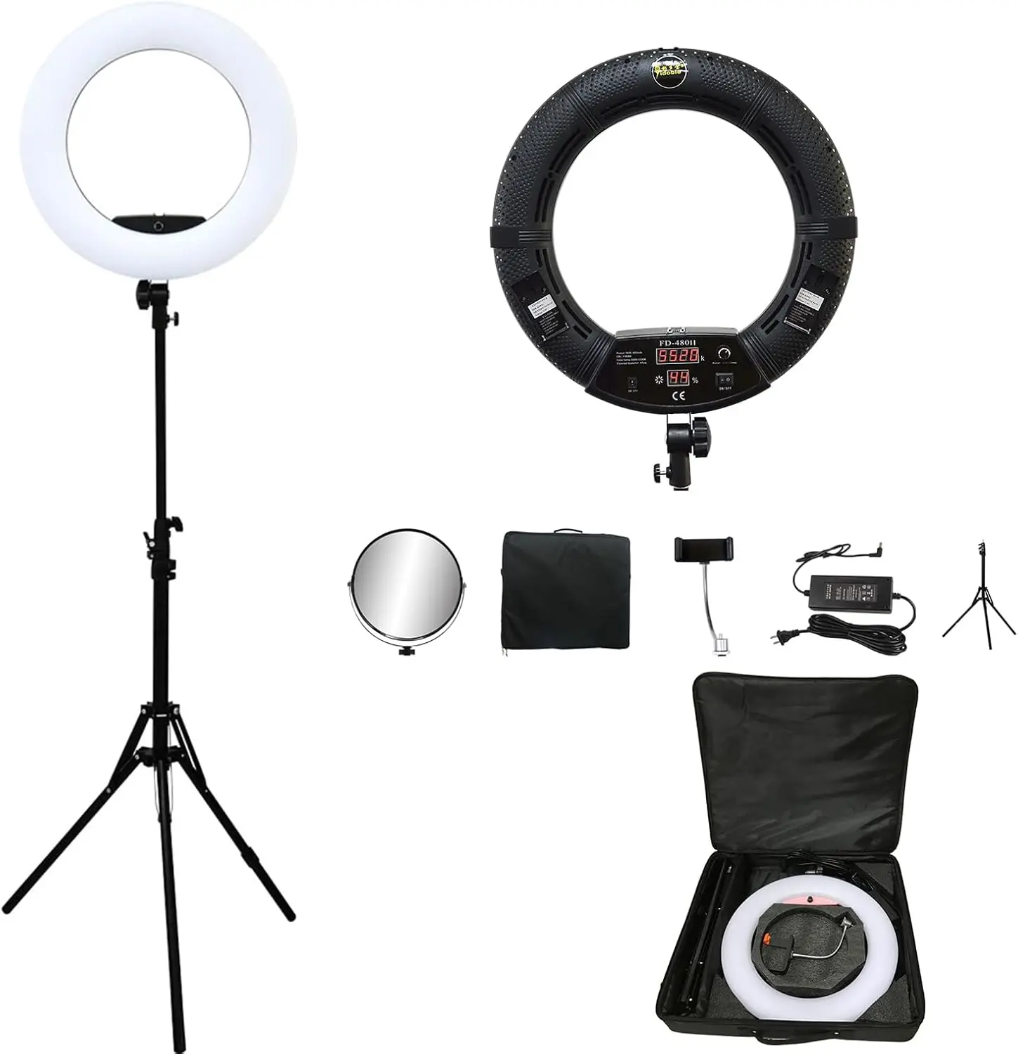 Led Ring Light 18 - مصباح حلقي FD480 مقاس 18 بوصة