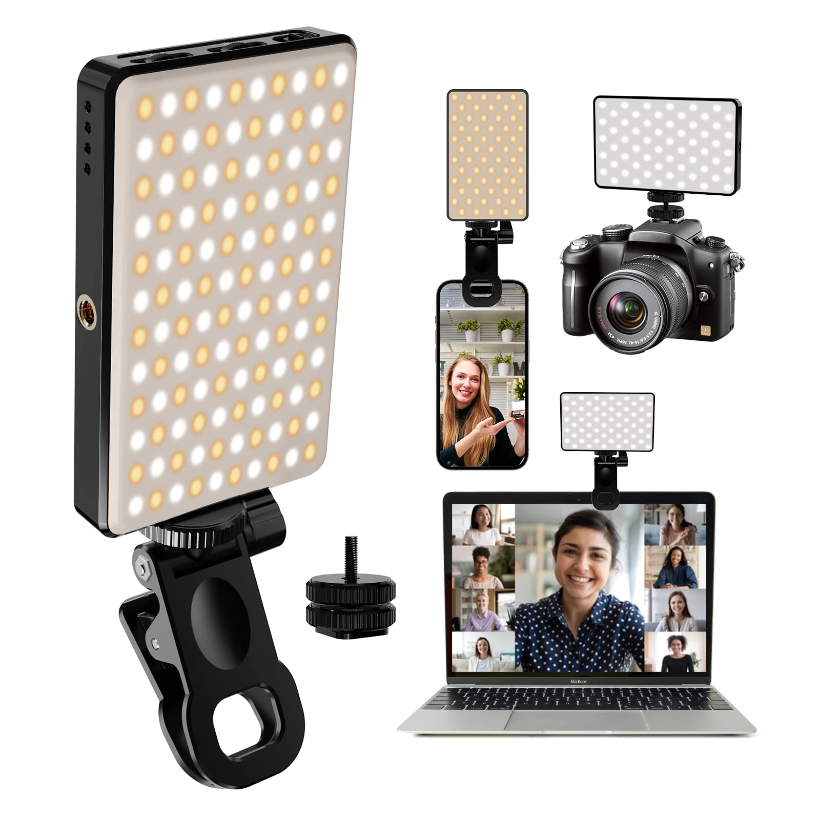 LED ضوء السيلفي 3000Mah 120 LE - مراجعة Photography Lighting Circle وسعره