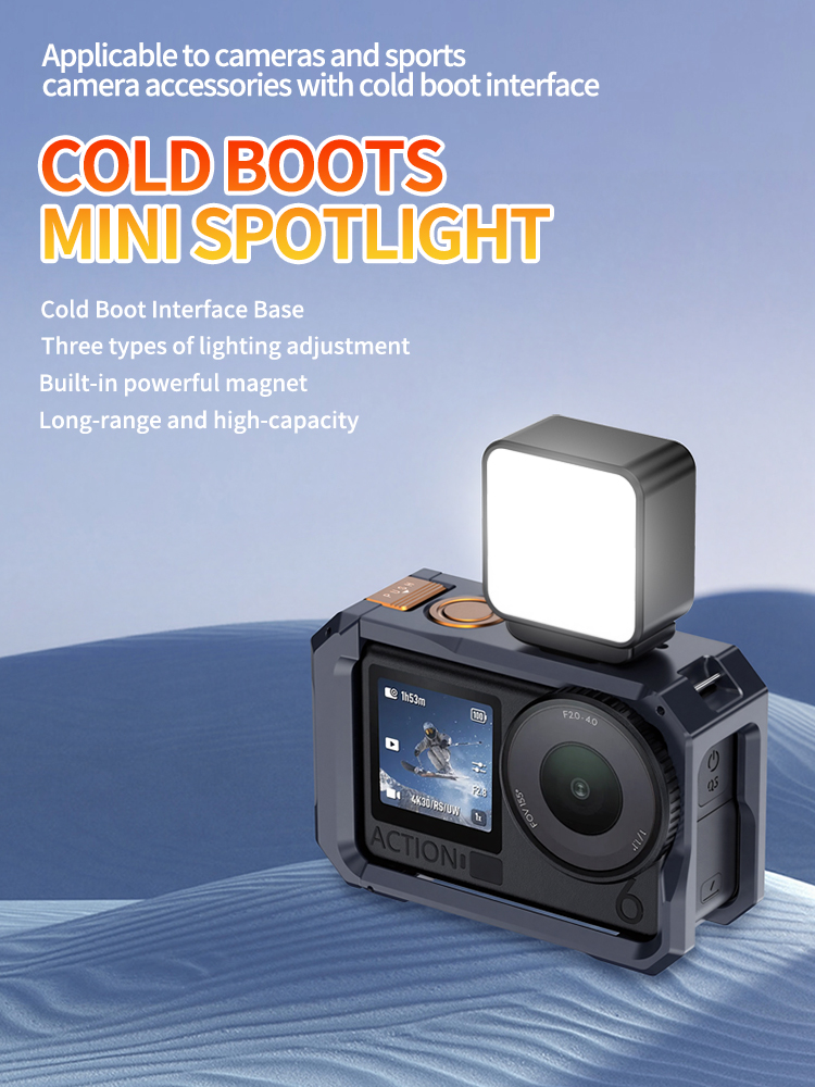 ضوء فيديو LED مغناطيسي صغير، إ - مراجعة Photography Lighting Spotlight وسعره