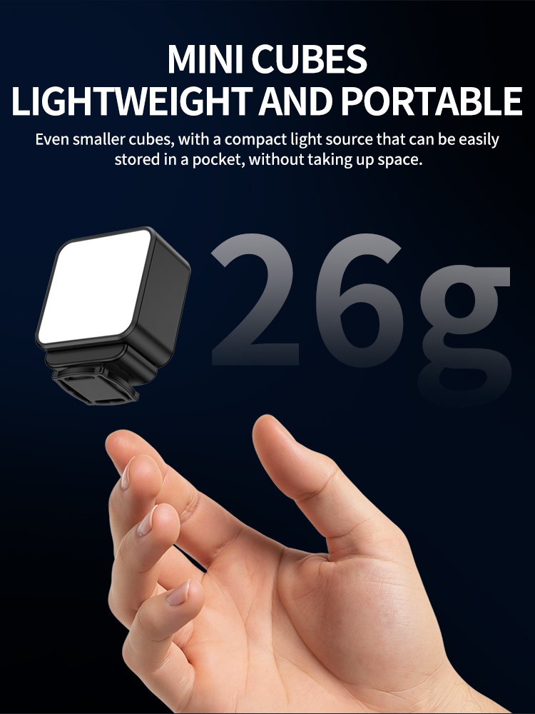 ضوء فيديو LED مغناطيسي صغير، إ - مراجعة Photography Lighting Spotlight وسعره