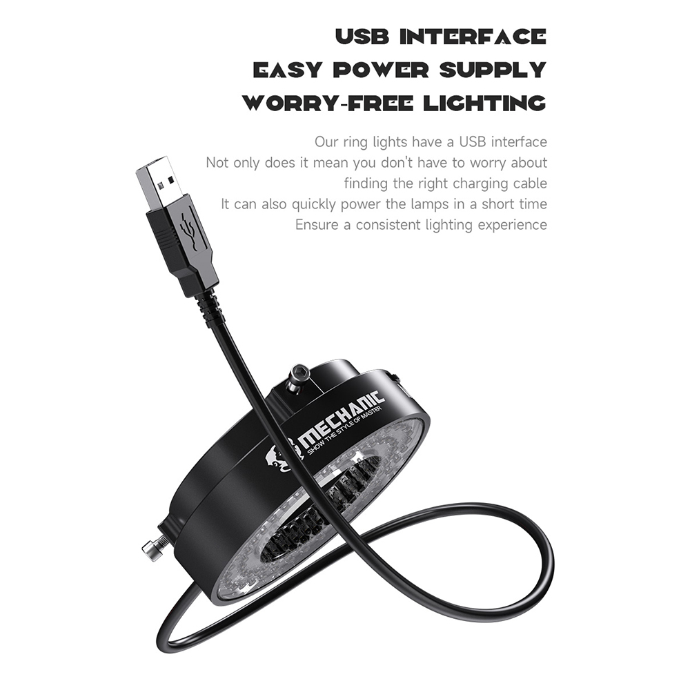 مصباح حلقي LED للميكروسكوب طرا - مراجعة Photography Lighting Circle وسعره