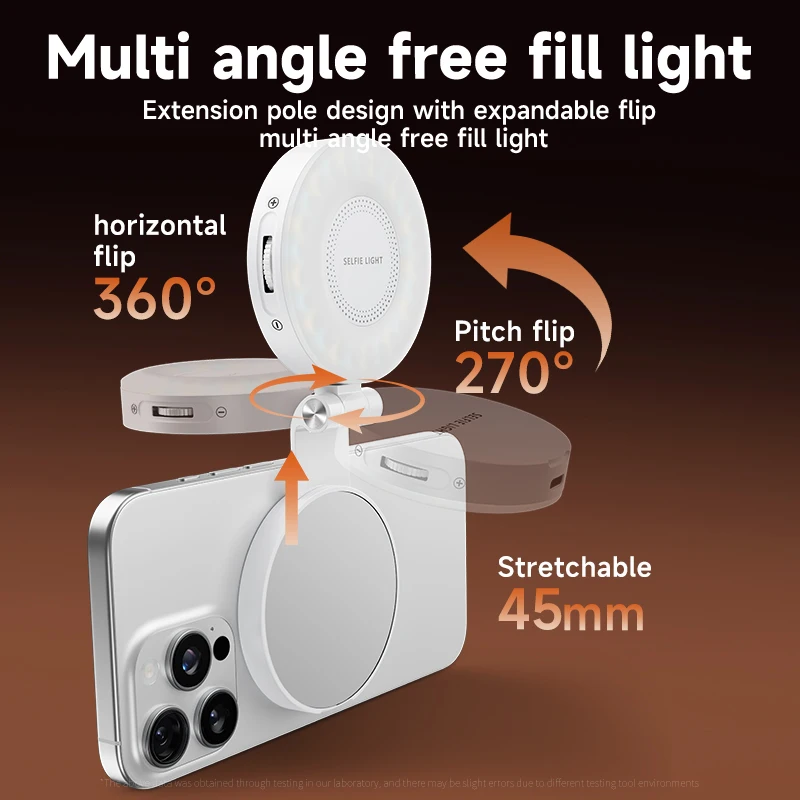 ضوء ملء سيلفي LED لهاتف Magsaf - مراجعة Photography Lighting Spotlight وسعره