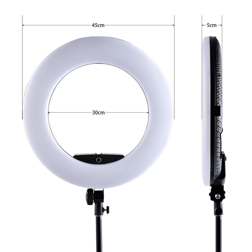 إضاءة حلقية LED مقاس 18 بوصة،  - مراجعة Led Ring Light 18 وسعره
