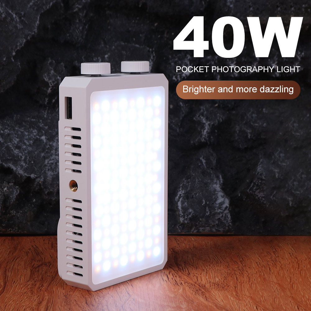 ضوء كاميرا LED RGB بقوة 40 واط - مراجعة Photography Lighting Rgb وسعره