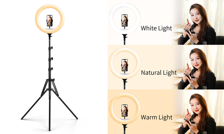 إضاءة حلقية LED للسيلفي مقاس 1 - مراجعة Led Ring Light 18 وسعره