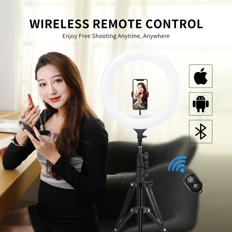 إضاءة حلقية LED للسيلفي مقاس 1 - مراجعة Led Ring Light 18 وسعره