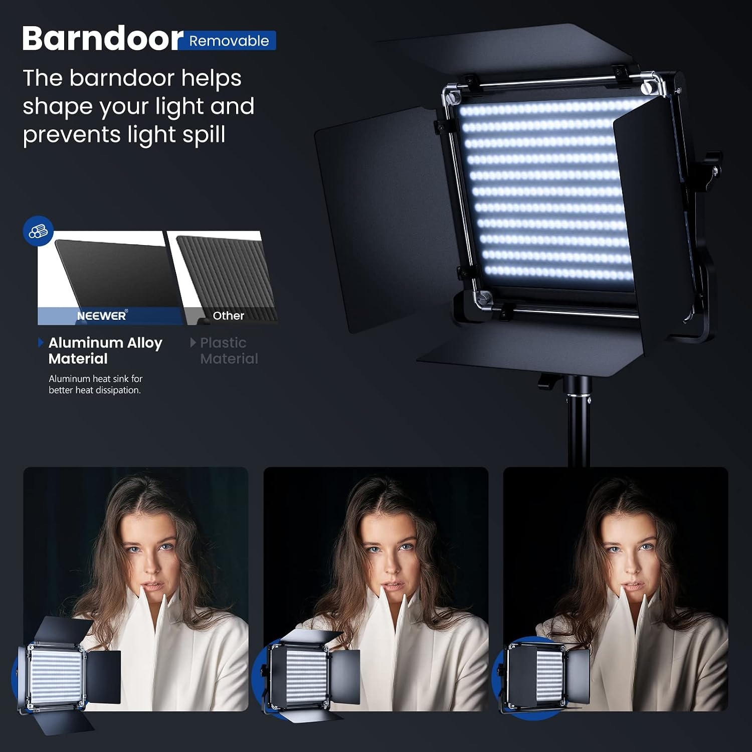 نيور - طقم إضاءة فيديو LED 660 - مراجعة Photography Lighting Kit Neewer وسعره