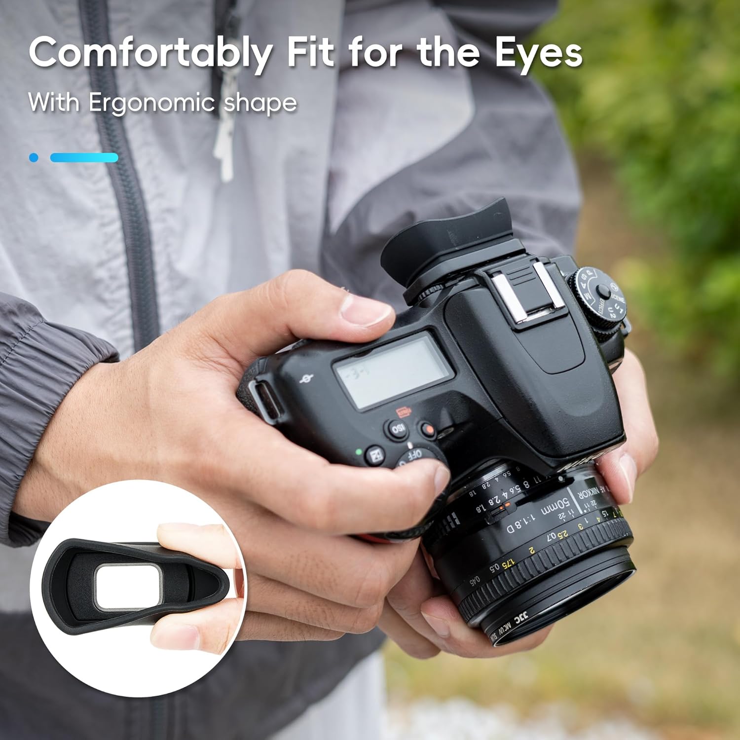 كاميرا Eyecup عدسة الكاميرا لن - مراجعة Nikon Camera D3500 وسعره