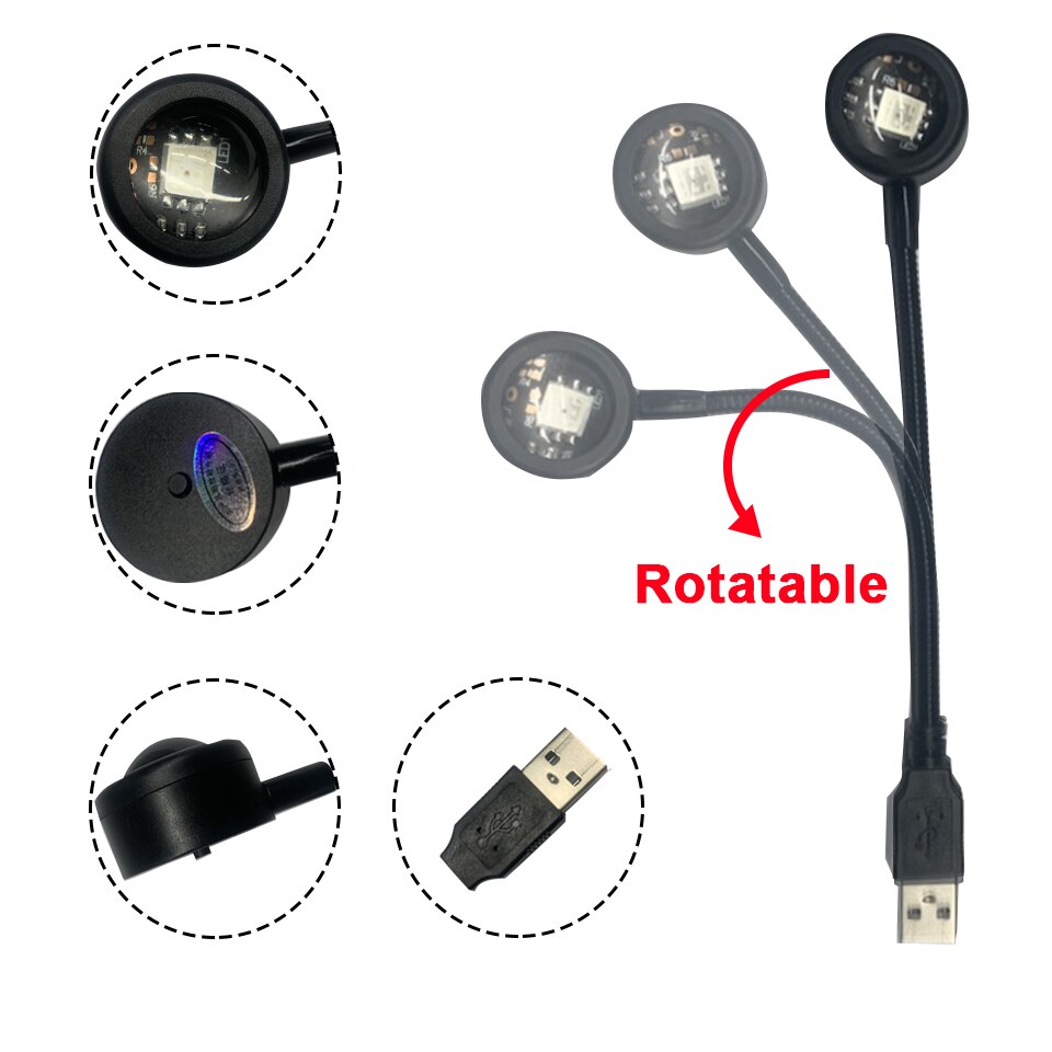 LED USB غروب الشمس مصباح العار - مراجعة Photography Lighting Wall وسعره