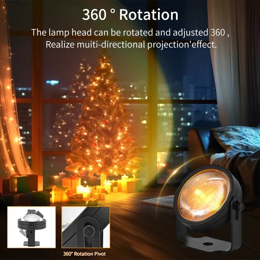 Tuya Smart Led Sunset Projecto - مراجعة Photography Lighting Diy وسعره