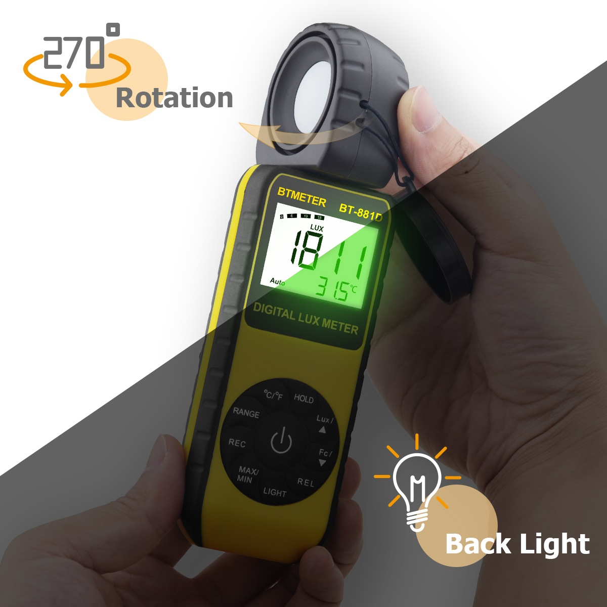 مقياس إضاءة رقمي محمول باليد ب - مراجعة Photography Lighting Handheld وسعره