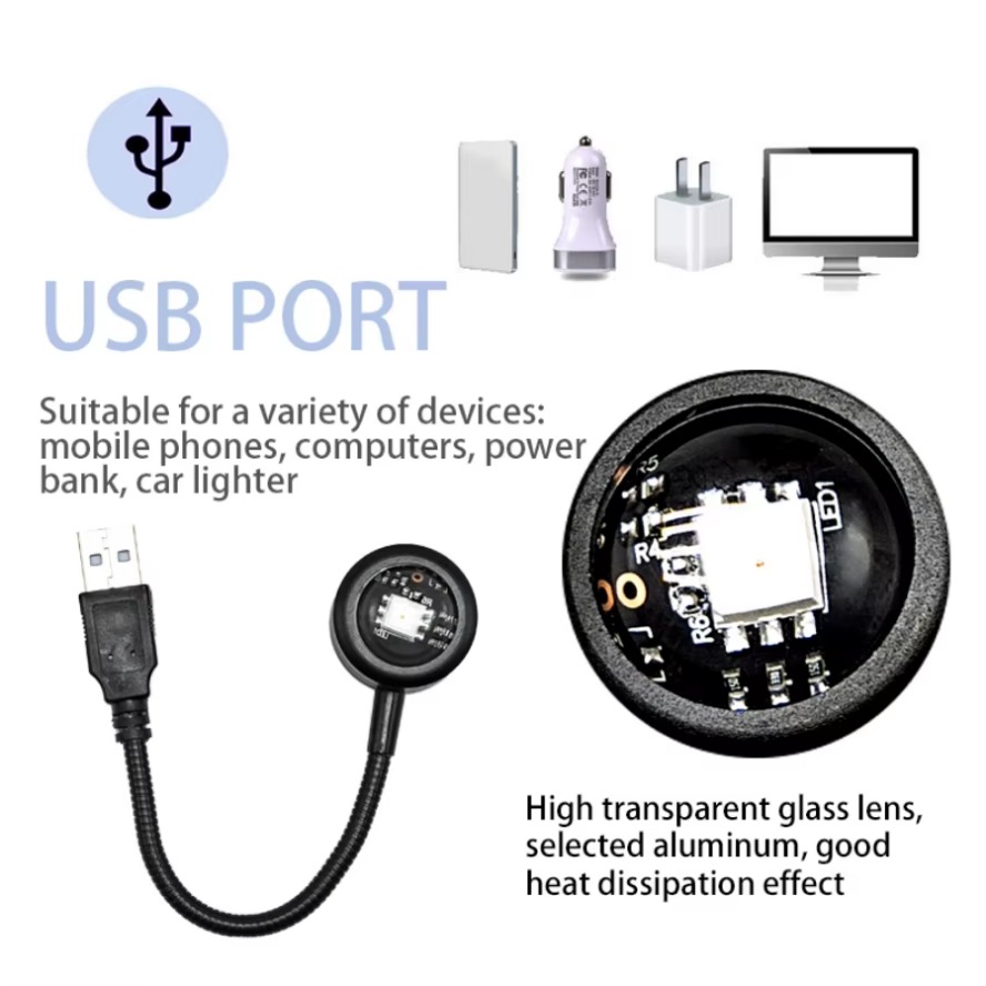 مصباح غروب الشمس بمنفذ USB ملو - مراجعة Photography Lighting Diy وسعره