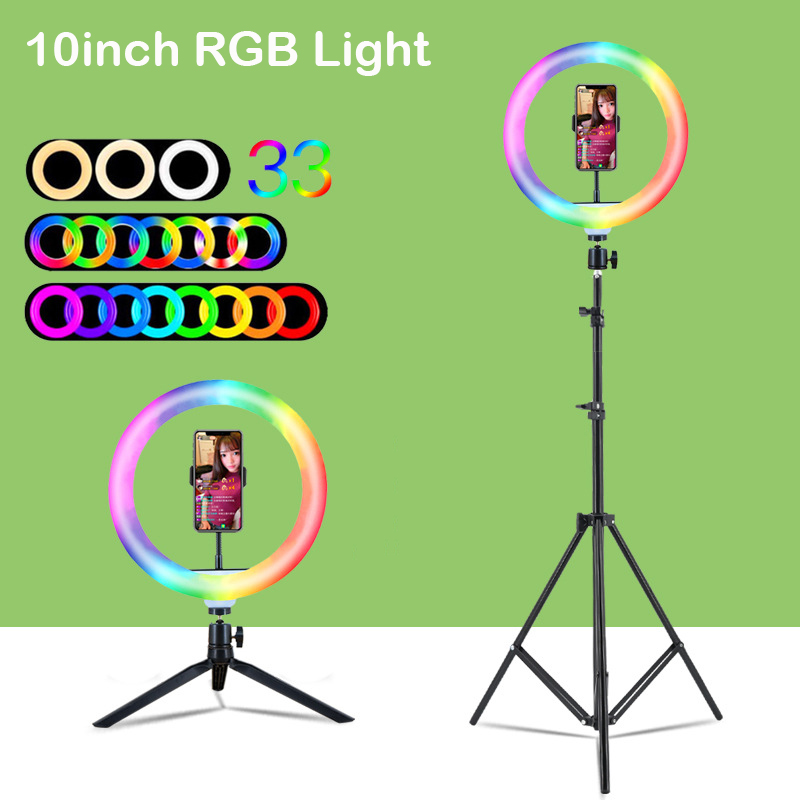 إضاءة حلقية RGB بقطر 10 بوصات  - مراجعة Photography Lighting Rgb وسعره