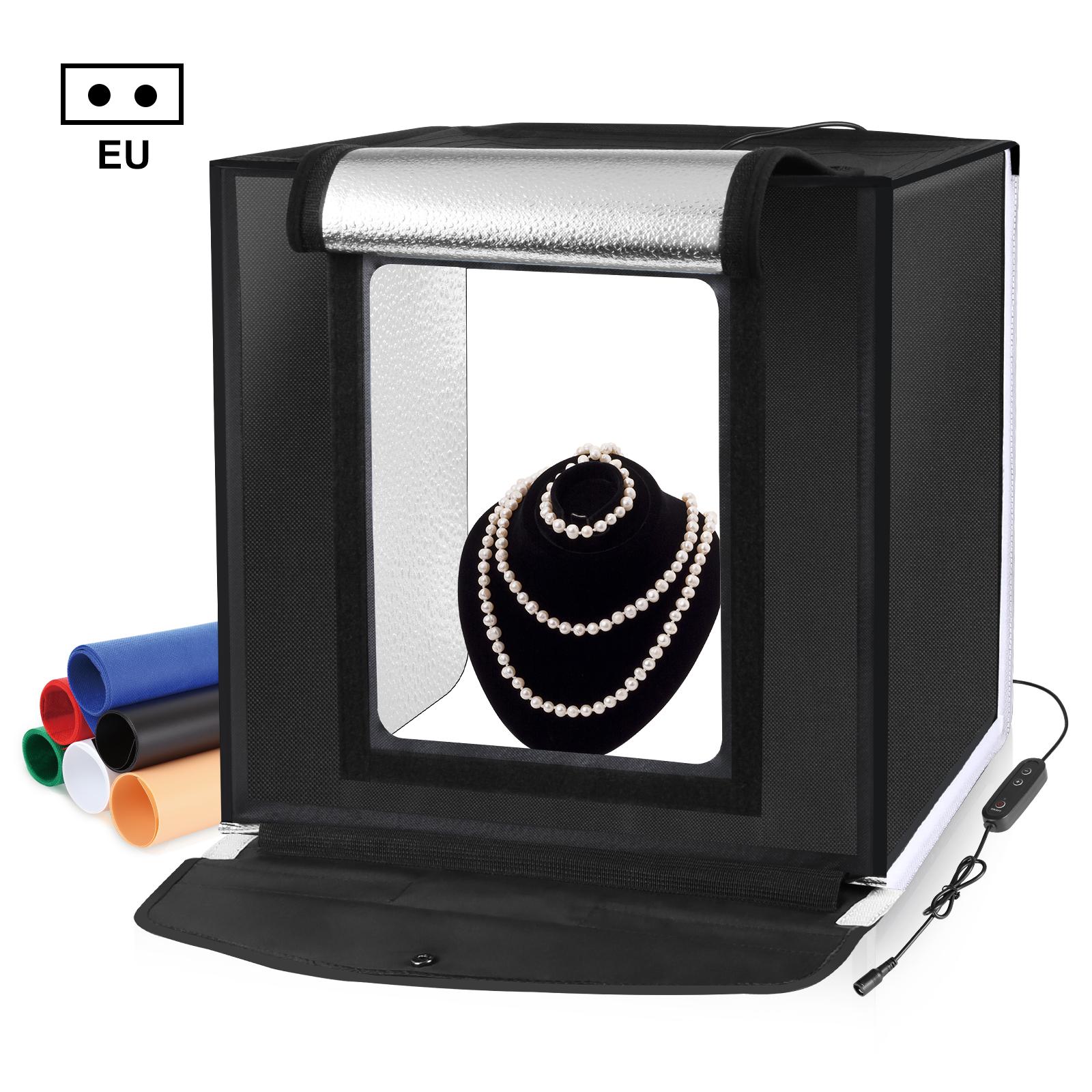 PULUZ 40 سنتيمتر استوديو الصور - مراجعة Photography Lighting Kit With Backdrop وسعره