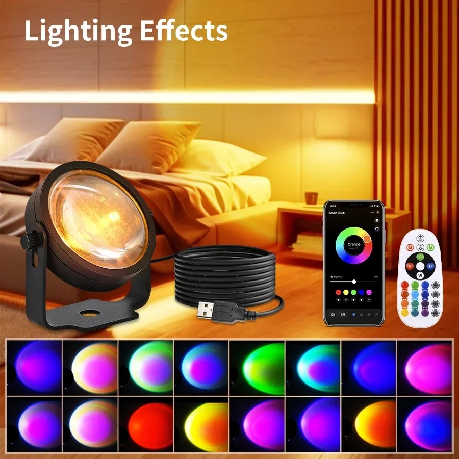 مصباح عرض ضوئي ذكي LED لمحاكاة - مراجعة Photography Lighting Diy وسعره