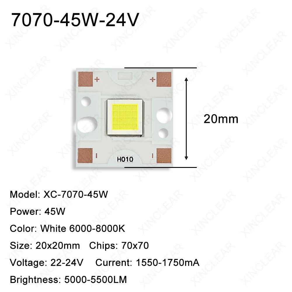 رقاقة LED SMD 5050 7070 20 وات - مراجعة Photography Lighting Diy وسعره