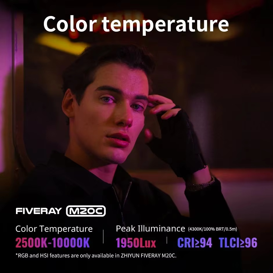 ضوء فيديو LED ثنائي اللون ZHIY - مراجعة Photography Lighting Rgb وسعره