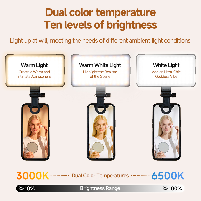 مشبك إضاءة الفيديو RGB LED للج - مراجعة Photography Lighting Game وسعره