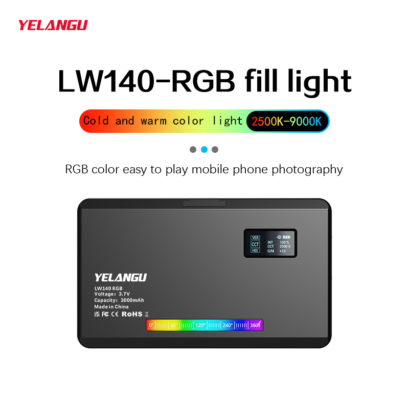 YELANGU RGB LED الفيديو الضوئي - مراجعة Photography Lighting Rgb وسعره