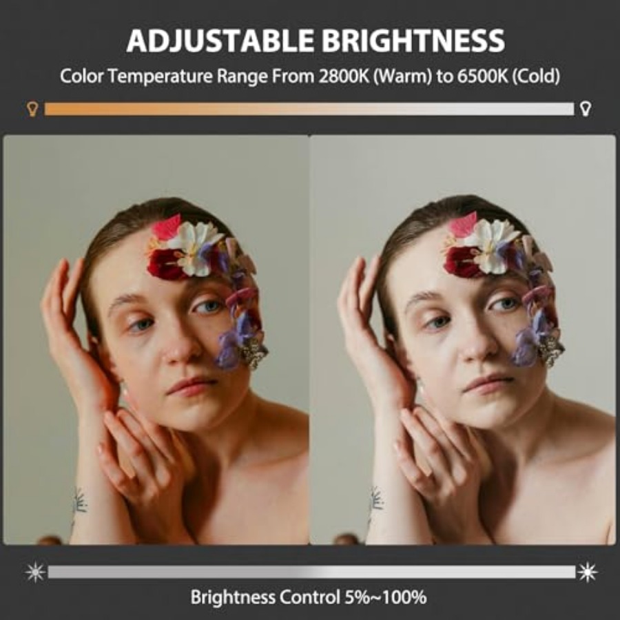 ضوء فيديو LED محمول بقوة 60 وا - مراجعة Photography Lighting Handheld وسعره