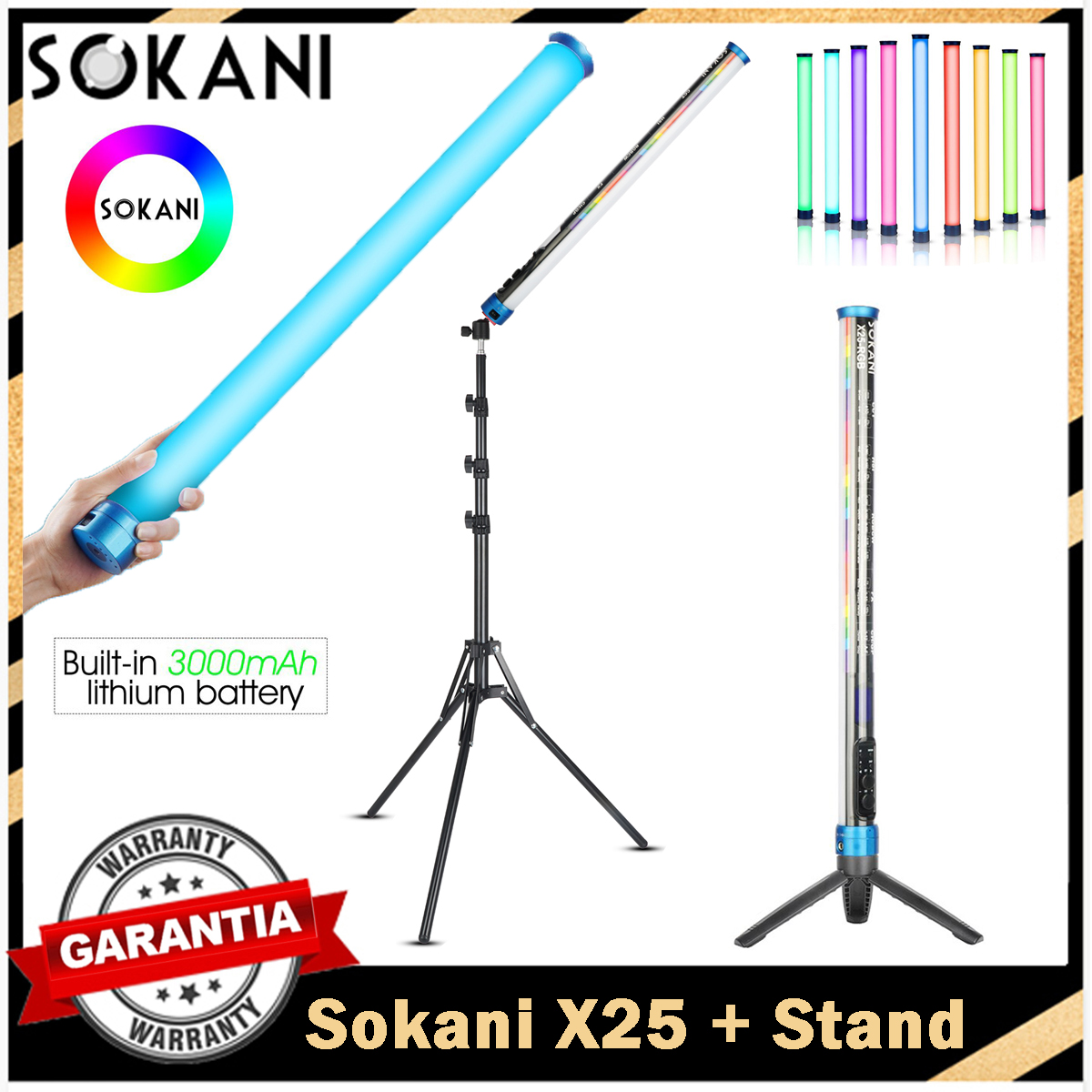 Sokani X25 RGB LED الفيديو الض - مراجعة Photography Lighting Rgb وسعره