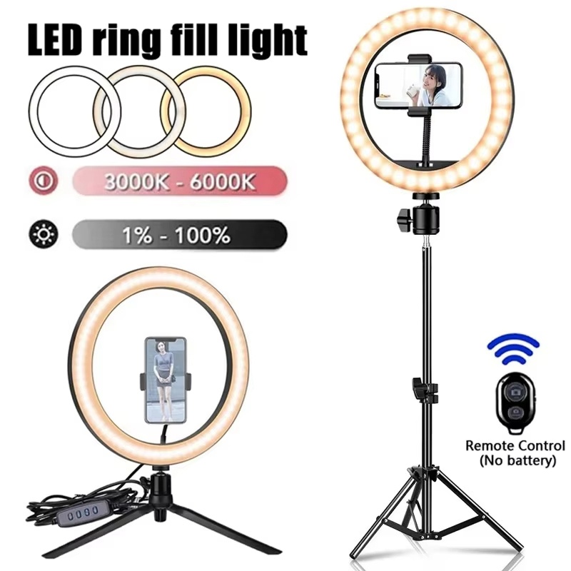 LED Selfie Ring الإضاءة التصوي - مراجعة Photography Lighting Circle وسعره