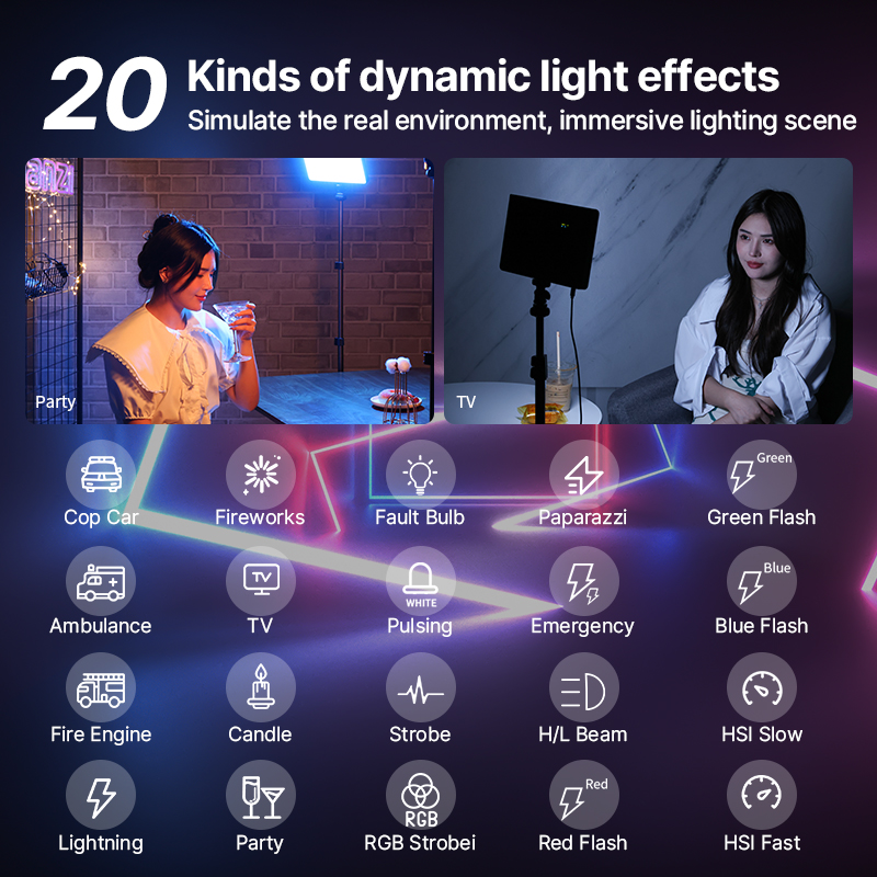 Ulanzi LT003 15W RGB Video Lig - مراجعة Photography Lighting Rgb وسعره