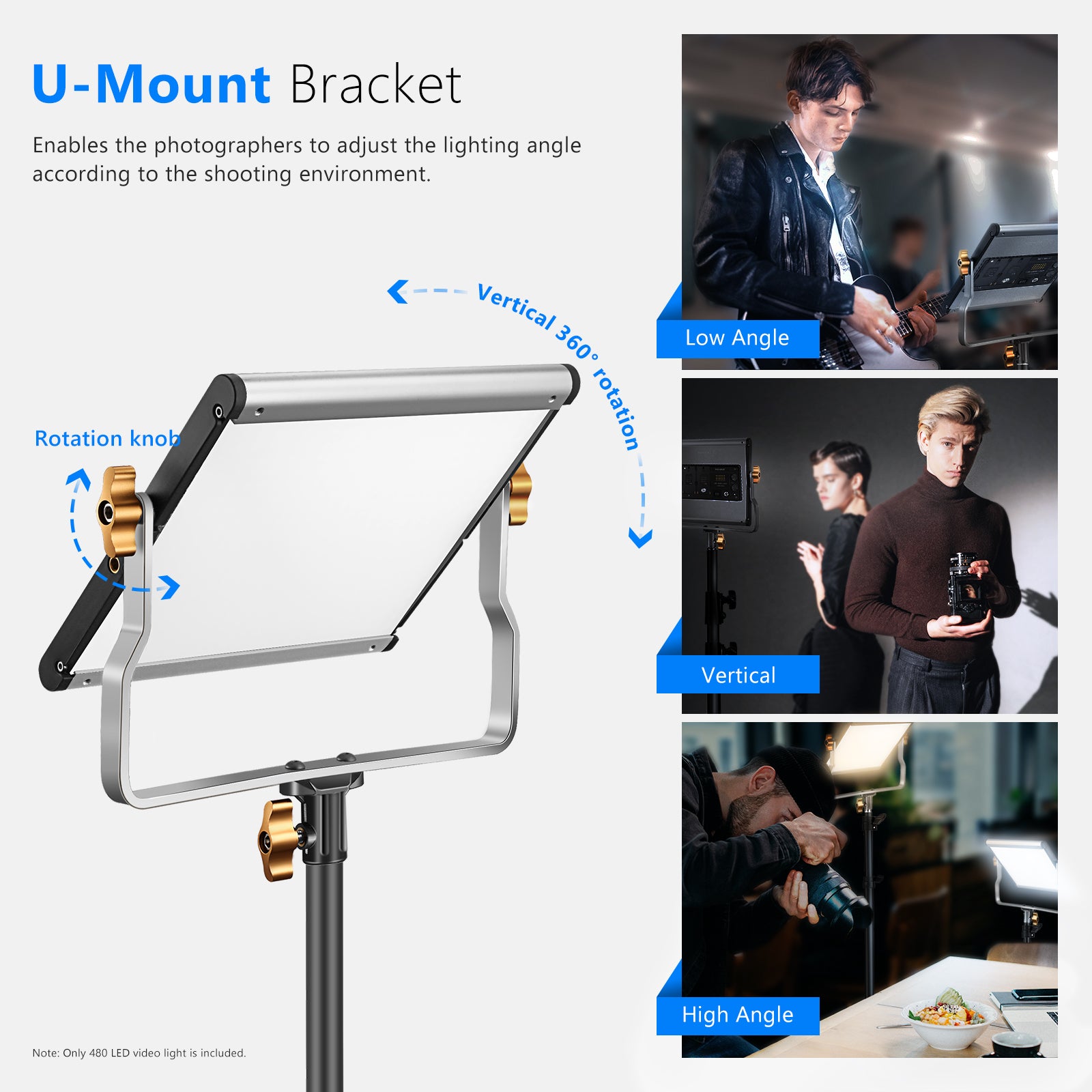 Neewer مصباح فيديو احترافي ثنا - مراجعة Photography Lighting Kit Neewer وسعره