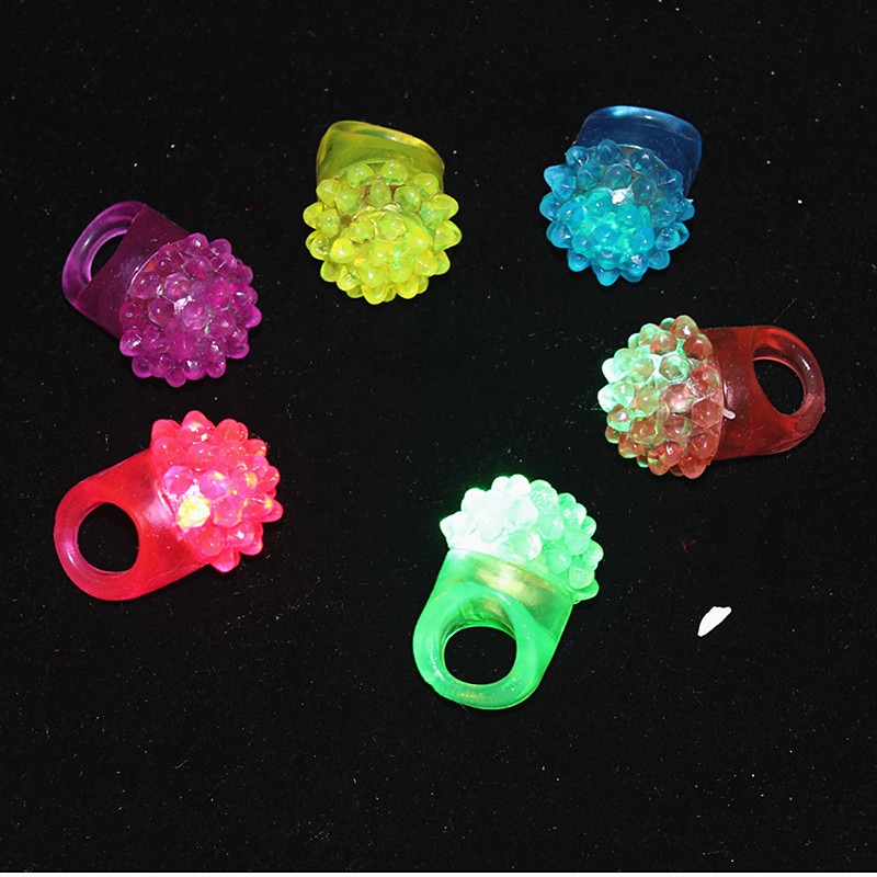 LED تضيء حلقة Bumpy خواتم وامض - مراجعة Led Ring Light 18 وسعره