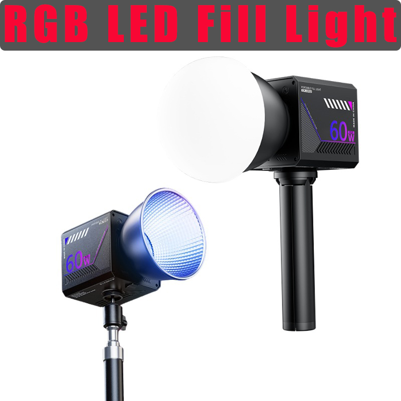 ضوء فيديو RGB بقوة 60 واط، إضا - مراجعة Photography Lighting Spotlight وسعره
