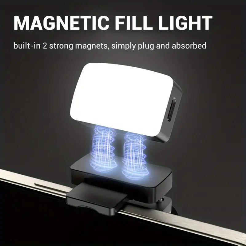 ضوء سيلفي LED مغناطيسي صغير له - مراجعة Photography Lighting Spotlight وسعره