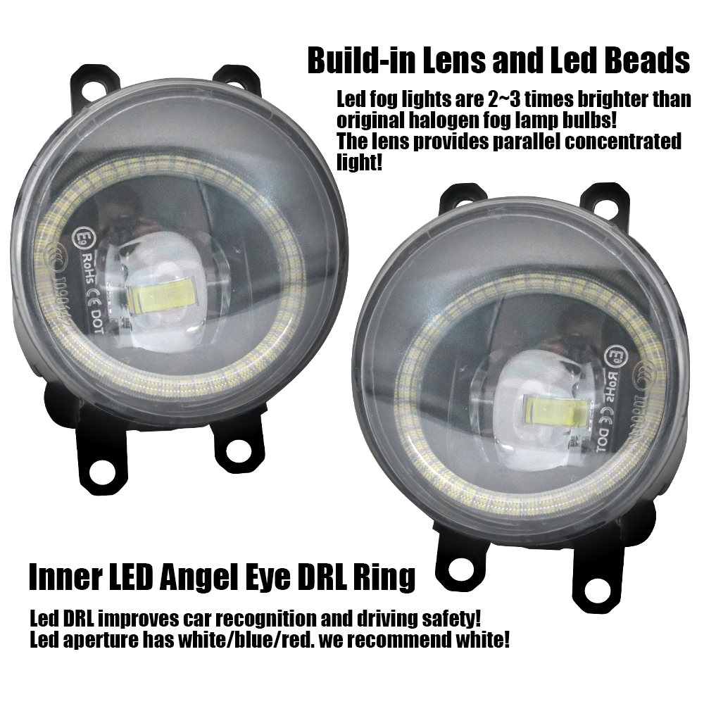 LED مصباح الضباب PTF عدسة لبيج - مراجعة Led Ring Light 18 وسعره