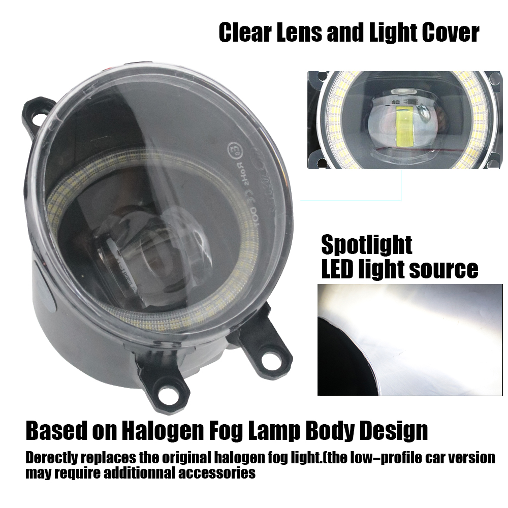 LED مصباح الضباب PTF عدسة لبيج - مراجعة Led Ring Light 18 وسعره