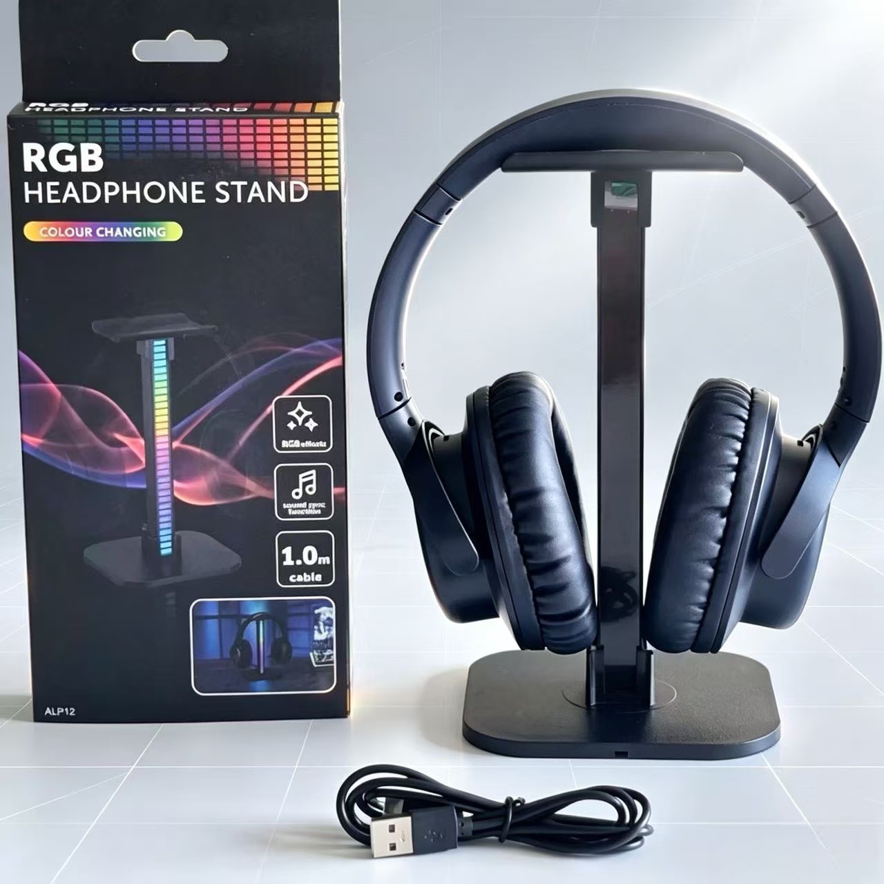 حامل سماعات ألعاب USB مع إضاءة - مراجعة Photography Lighting Game وسعره