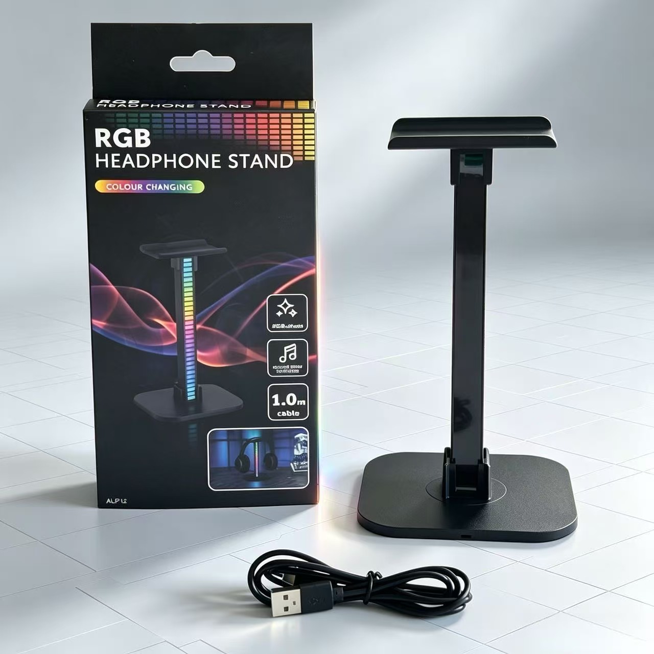 حامل سماعات ألعاب USB مع إضاءة - مراجعة Photography Lighting Game وسعره