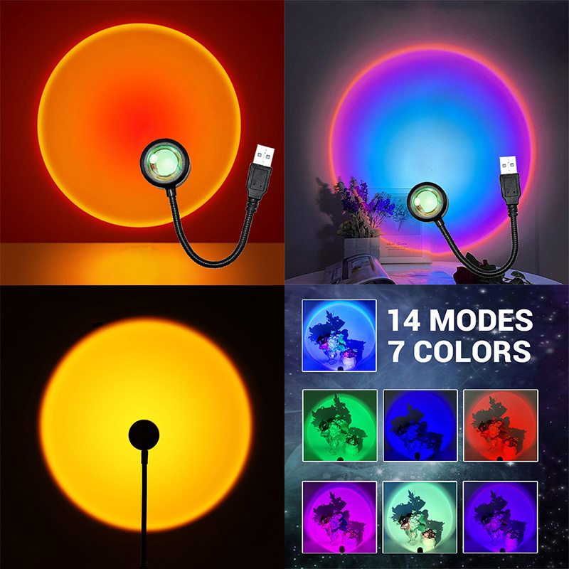 ZK40 LED مصباح غروب الشمس أضوا - مراجعة Photography Lighting Wall وسعره