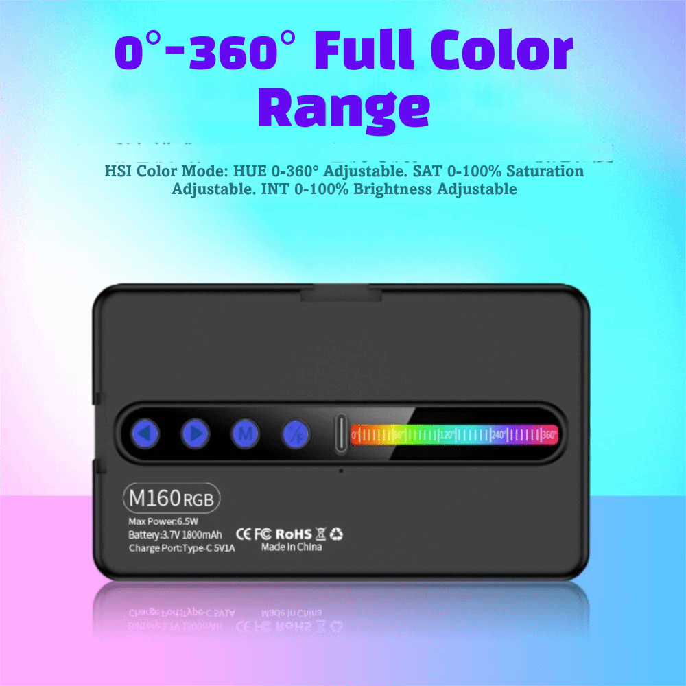 مصباح فيديو LED RGB قابل للتعت - مراجعة Photography Lighting Rgb وسعره
